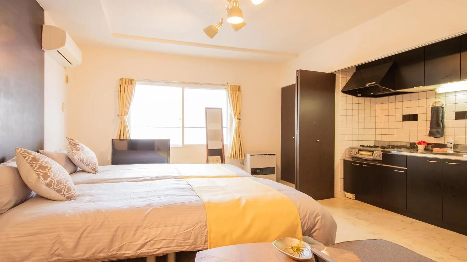 Apartment Yellow Sapporo Japan